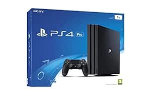 Sony PlayStation 4 Pro w/ Accessories, 1TB HDD, CUH-7215B - Jet Black (Renewed)